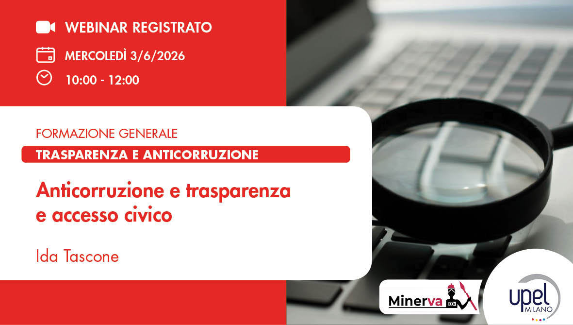 VIDEO - Anticorruzione e trasparenza e accesso civico