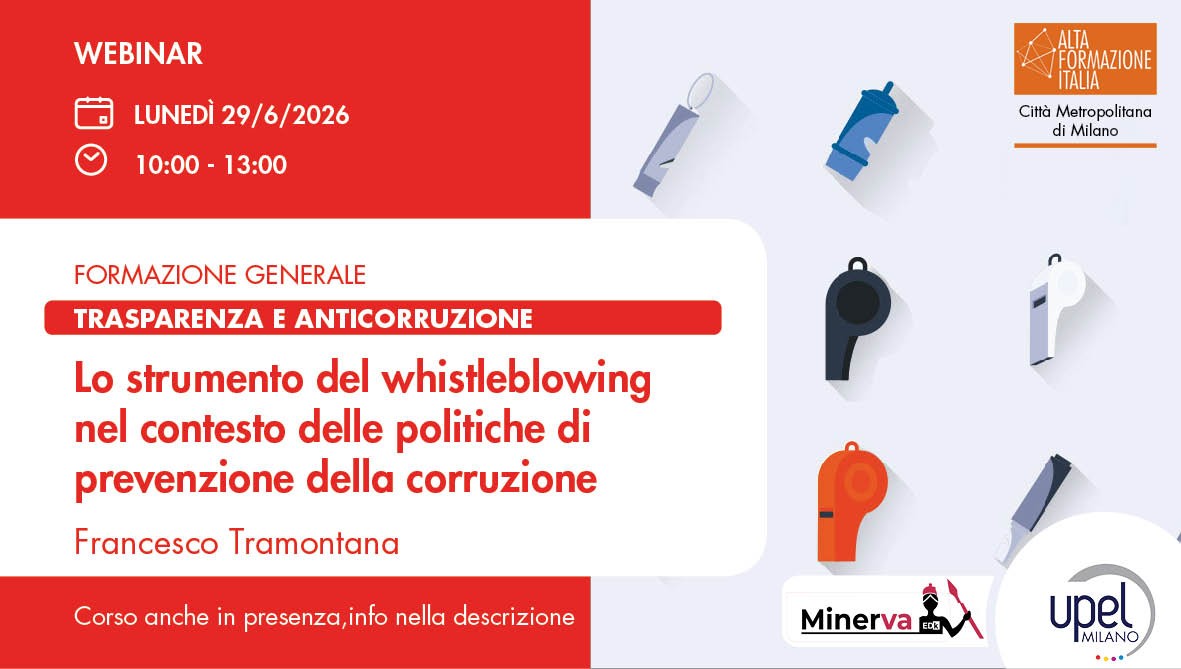 Lo strumento del whistleblowing nel contesto delle politiche di prevenzione della corruzione 