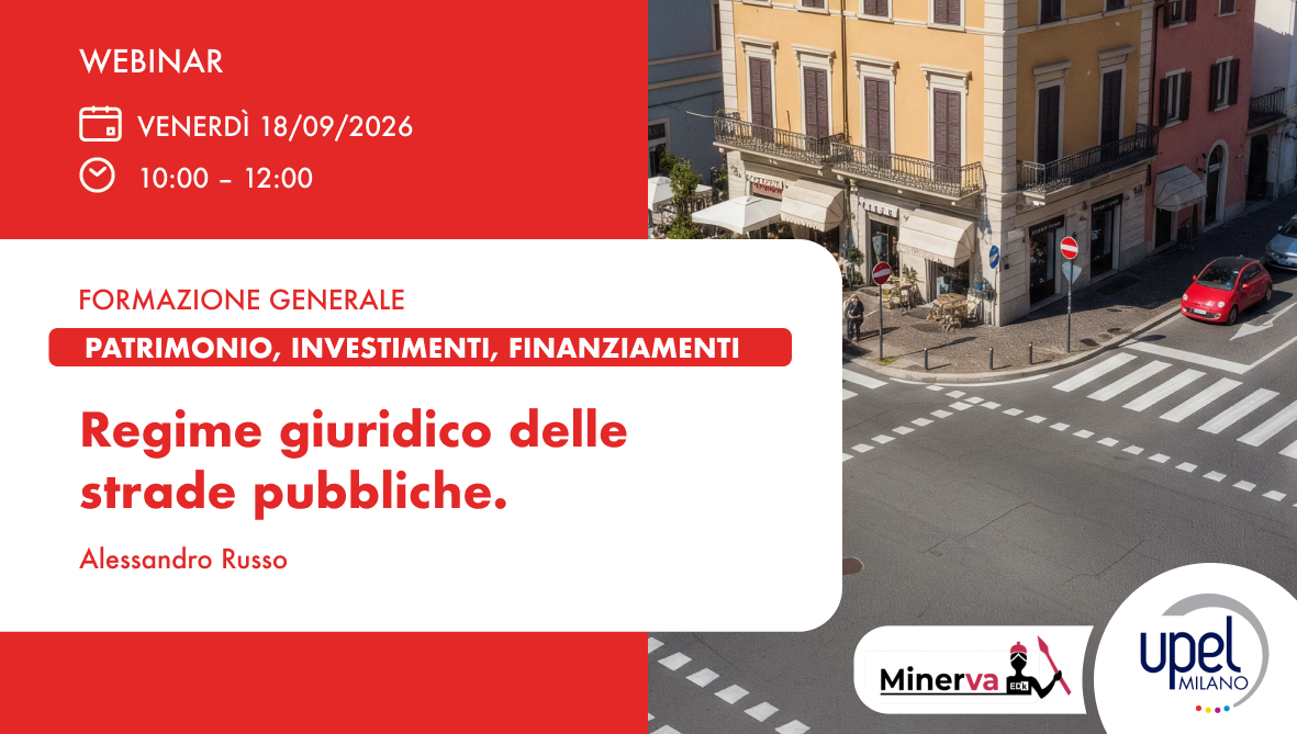 Regime giuridico delle strade pubbliche