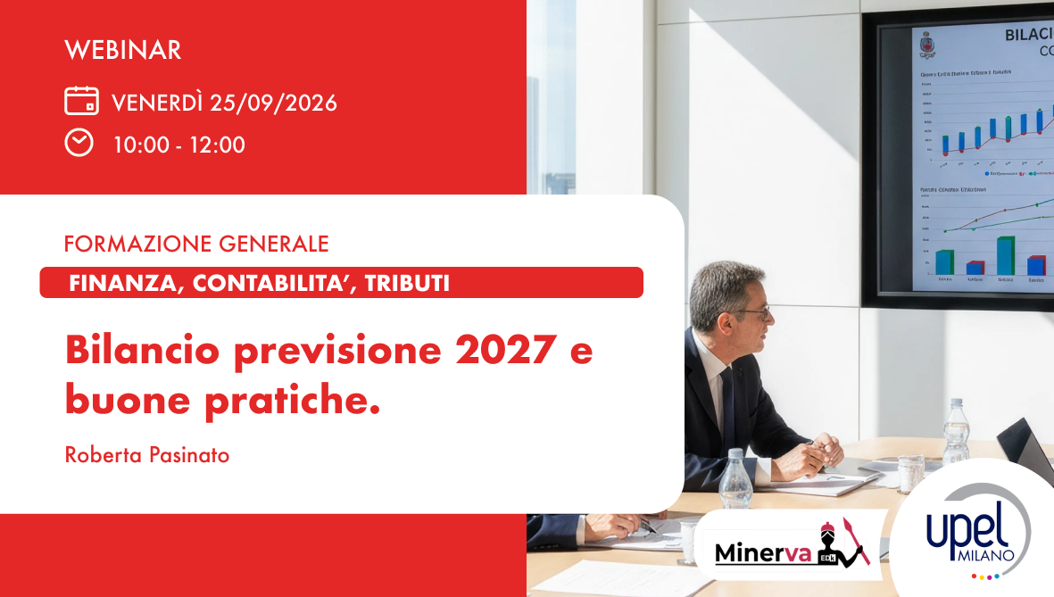 Bilancio previsione 2027 e buone pratiche