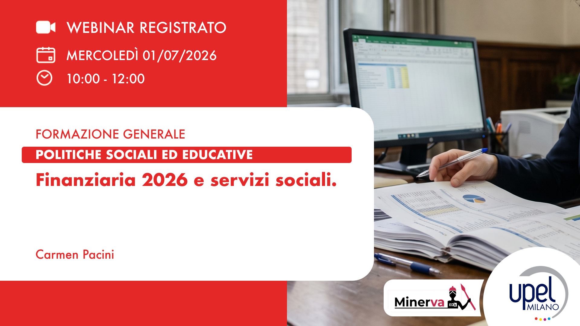 VIDEO - Finanziaria 2026 e servizi sociali