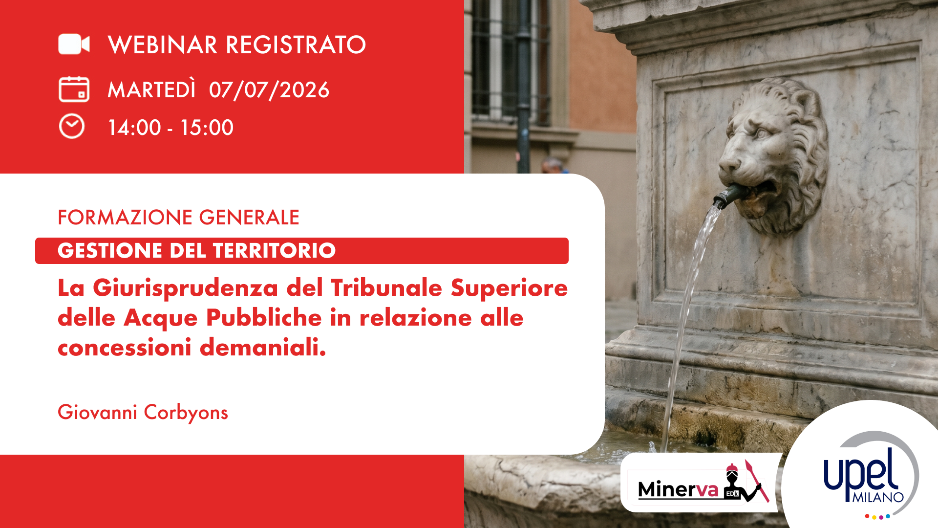 VIDEO - La Giurisprudenza del Tribunale Superiore delle Acque Pubbliche in relazione alle concessioni demaniali