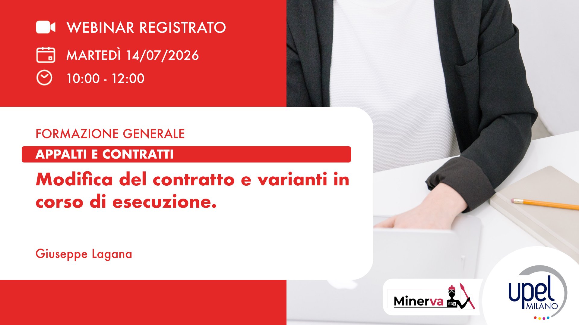 VIDEO - Modifica del contratto e varianti in corso di esecuzione