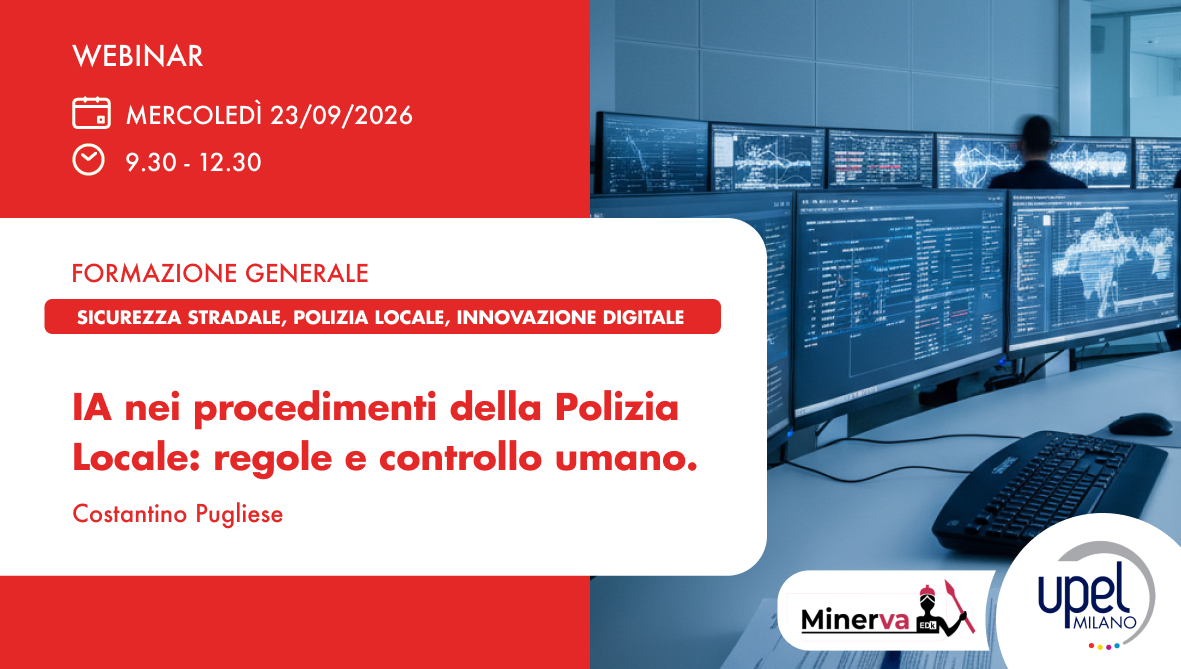 IA nei procedimenti della Polizia Locale: regole e controllo umano