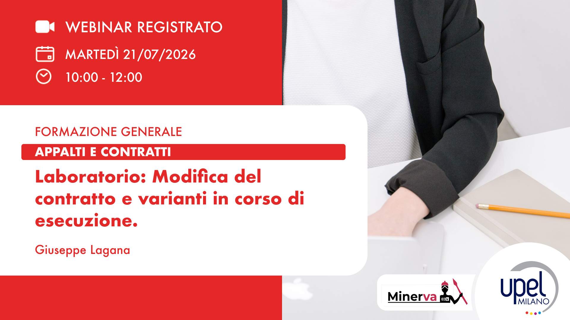 VIDEO - Laboratorio: Modifica del contratto e varianti in corso di esecuzione