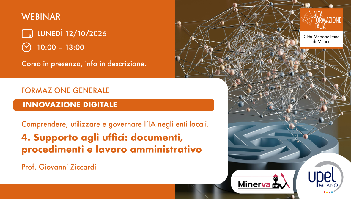 Supporto agli uffici: documenti, procedimenti e lavoro amministrativo