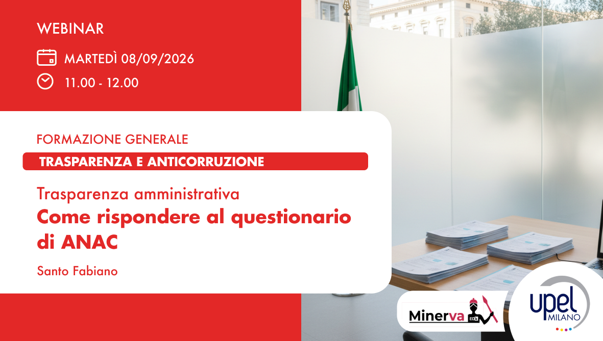 Trasparenza ammnistrativa. Come rispondere al questionario di ANAC