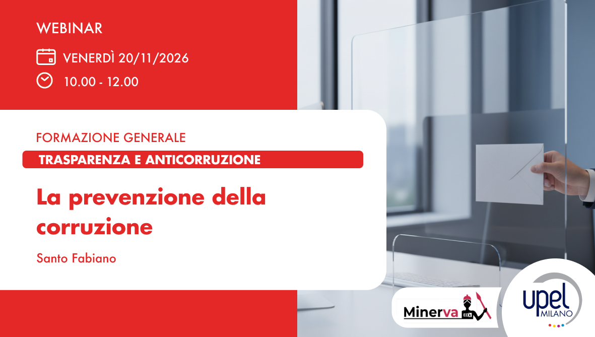 La prevenzione della corruzione