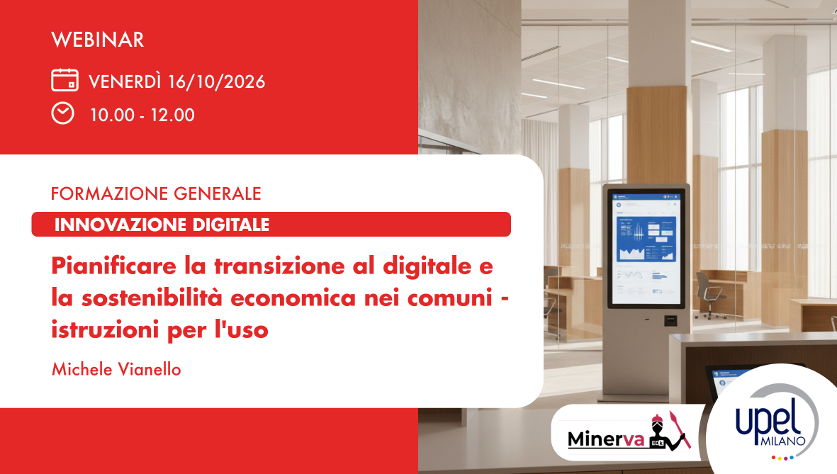 Pianificare la transizione al digitale e la sostenibilità economica nei comuni - istruzioni per l'uso