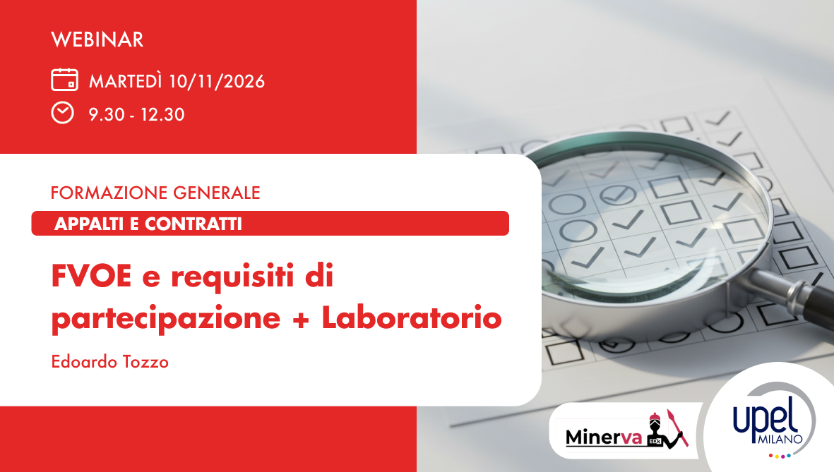 FVOE e requisiti di partecipazione + Laboratorio