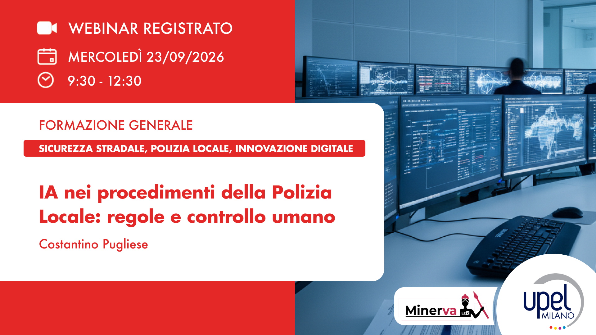 VIDEO - IA nei procedimenti della Polizia Locale: regole e controllo umano