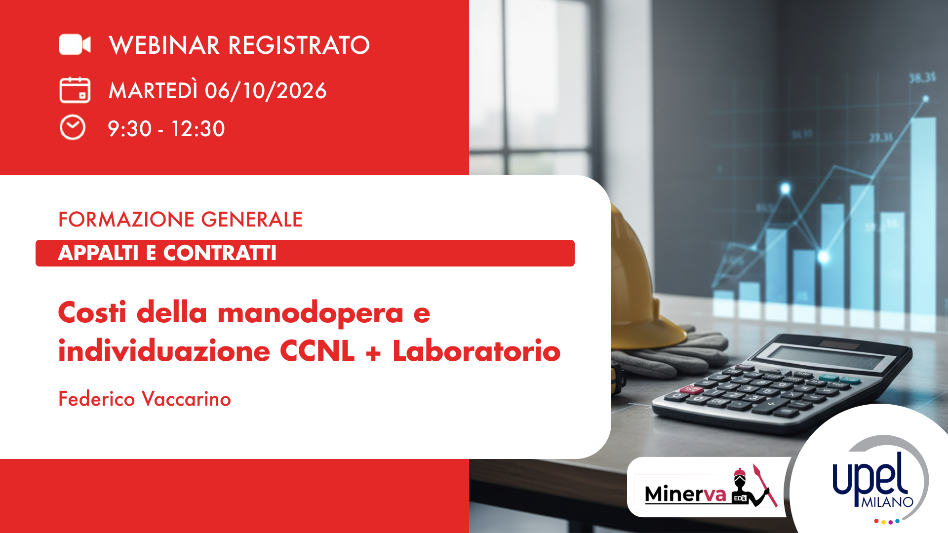 VIDEO - Costi della manodopera e individuazione CCNL + Laboratorio
