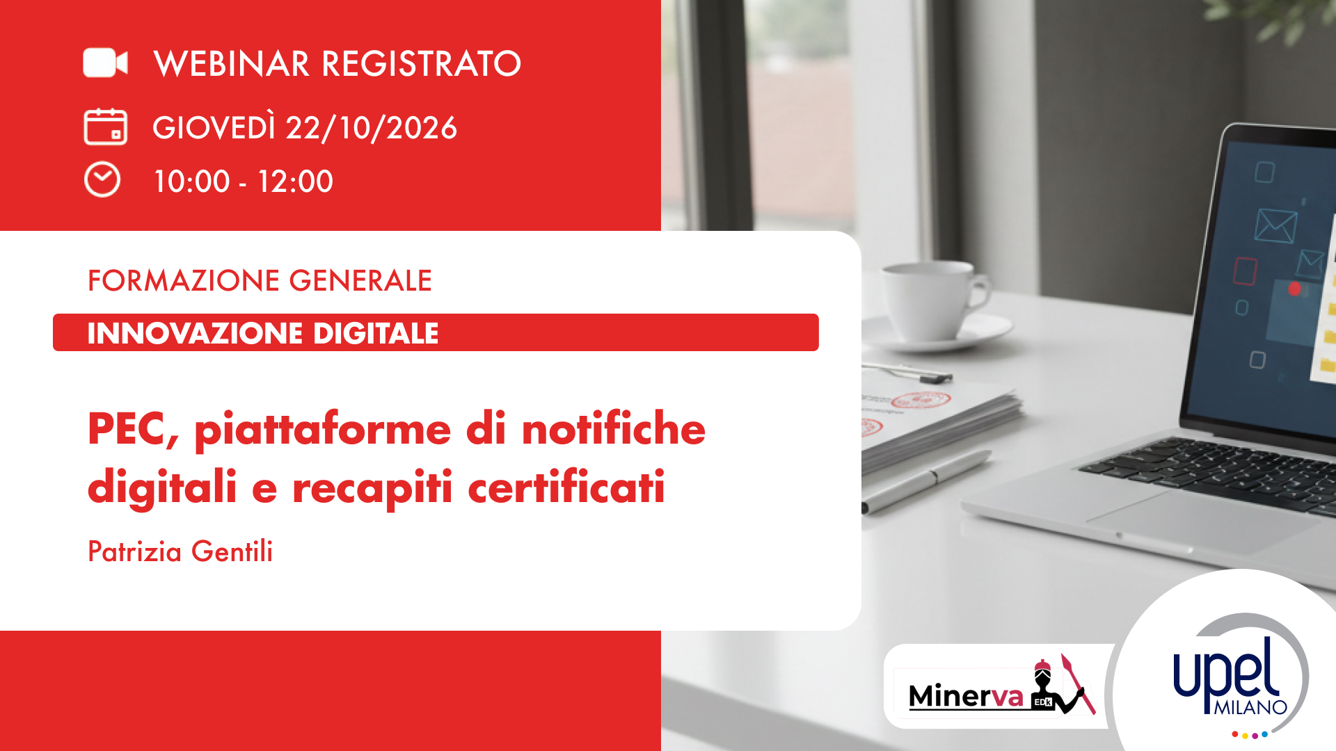 VIDEO - PEC, piattaforme di notifiche digitali e recapiti certificati