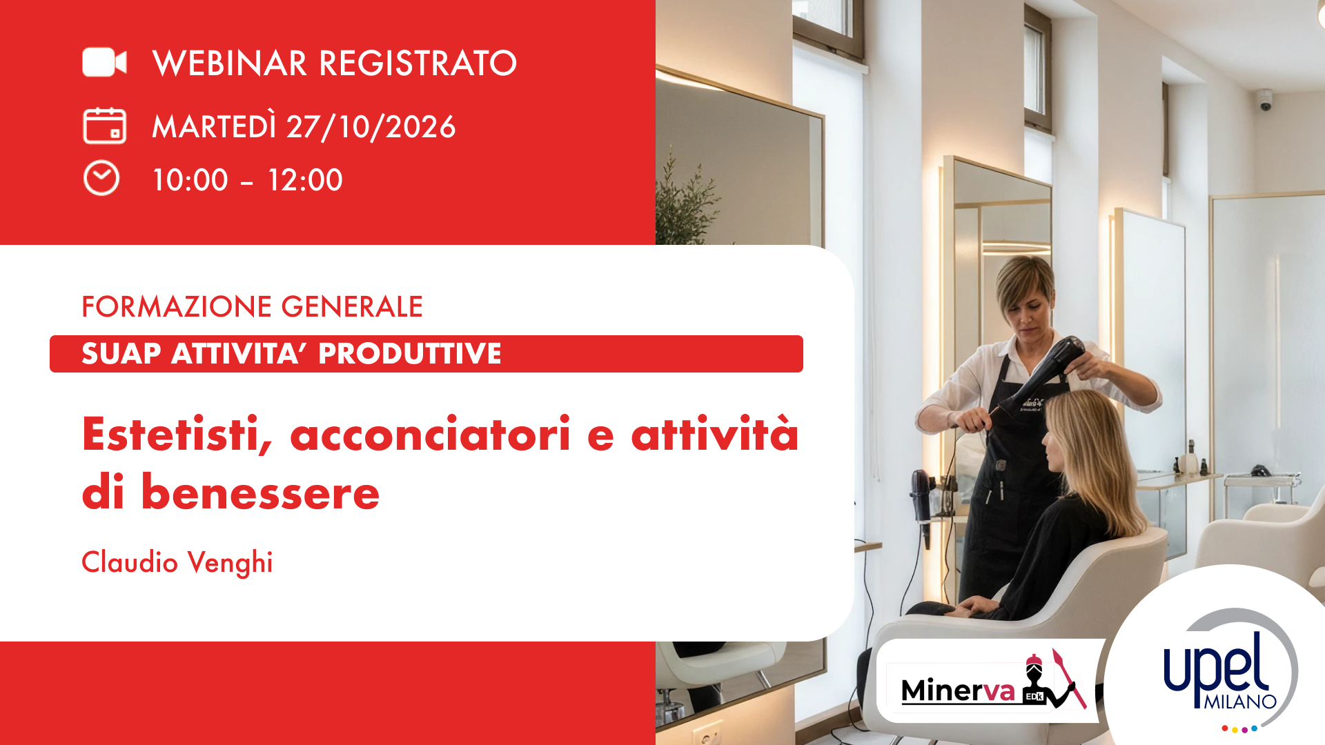 VIDEO - Estetisti, acconciatori e attività di benessere
